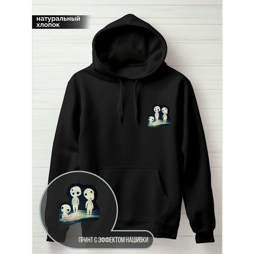 фото Худи hypnotica, размер m, черный