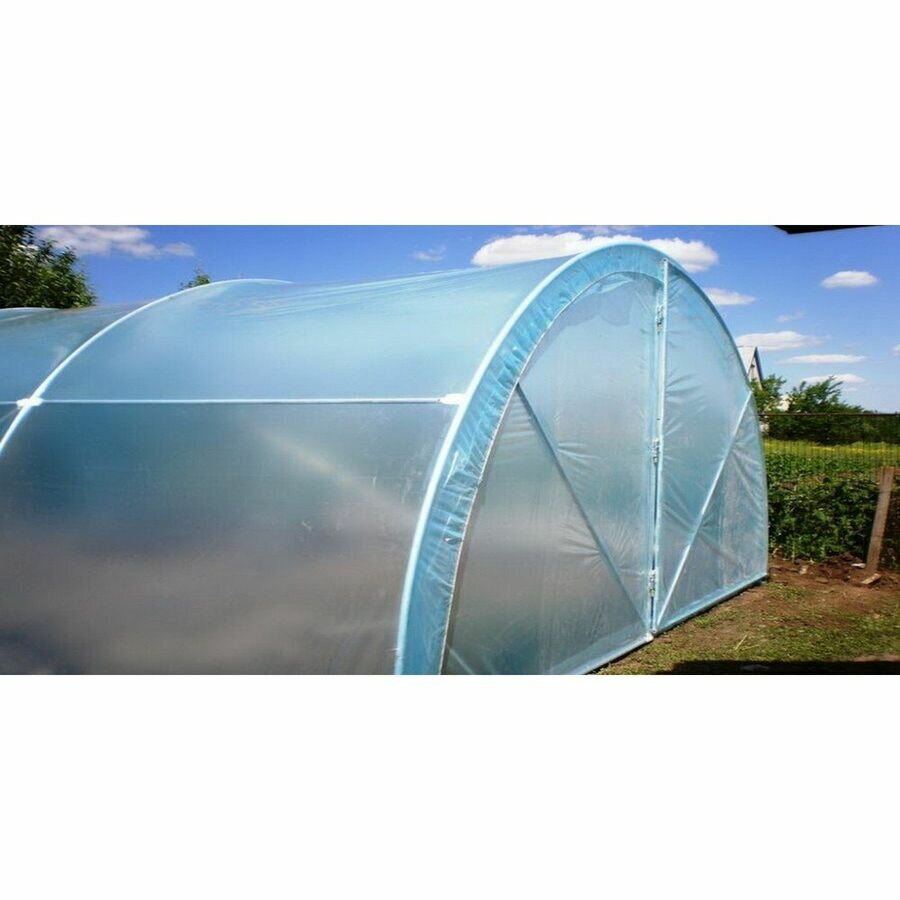 Пленка для теплиц 120 мкм 6м х 10м голубая, морозостойкая, сверхпрочная — фото 1