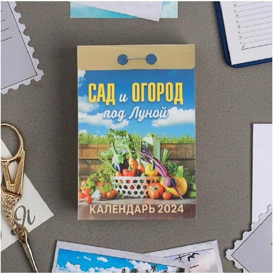 Календарь сад и огород под луной, настенный отрывной на 2024 год