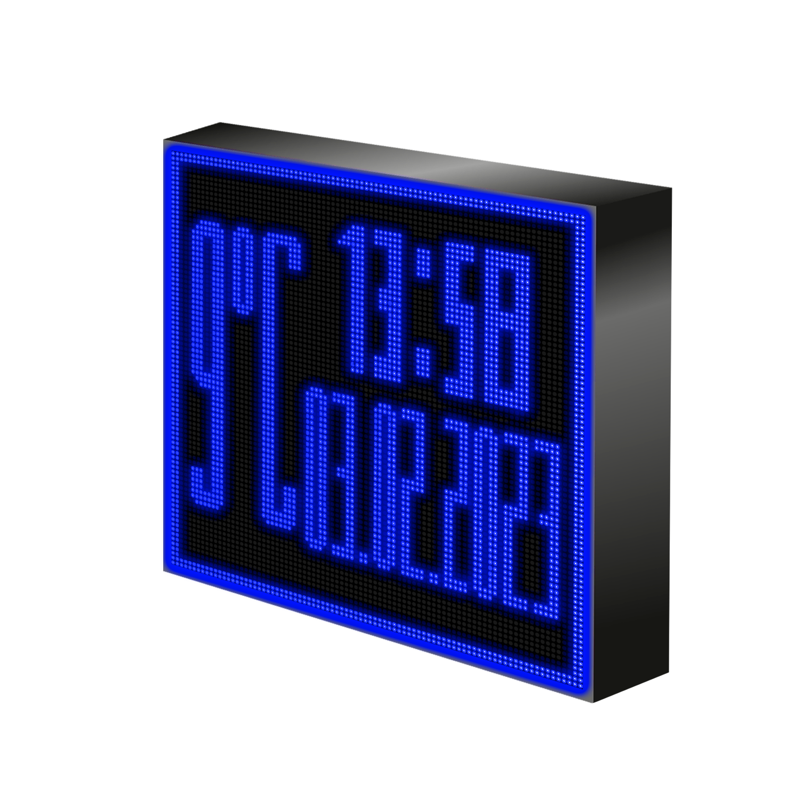 Бегущая строка/ Led /рекламная вывеска/ панель/69х53см — фото 1