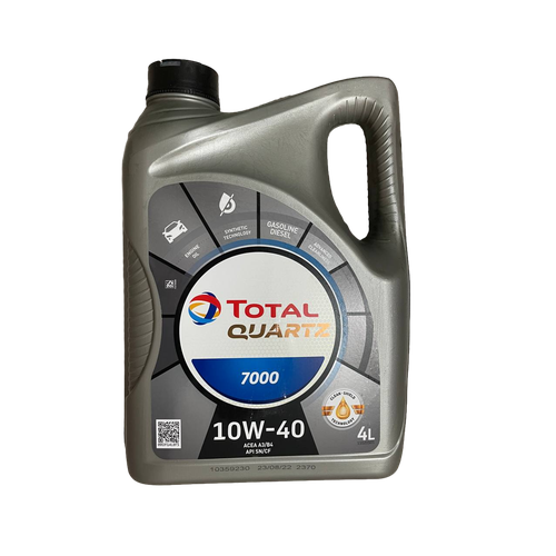 Моторное масло Total Qartz 7000 10w-40, 4 литра 2 штуки