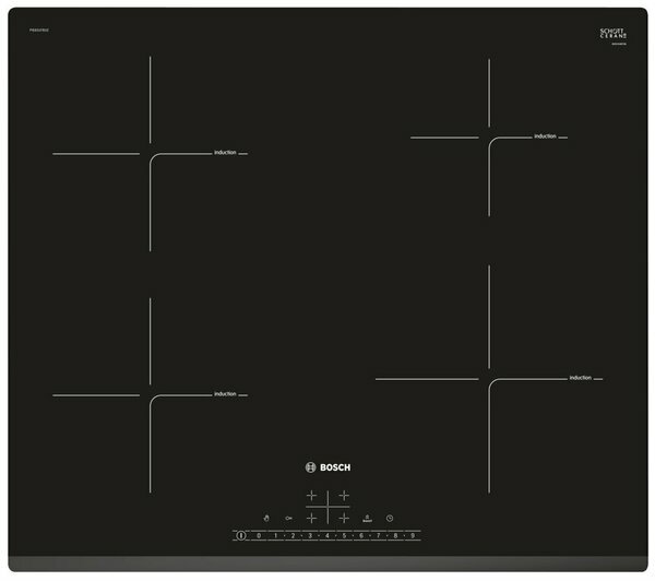 Варочная панель индукционная BOSCH PIE631FB1E, черный