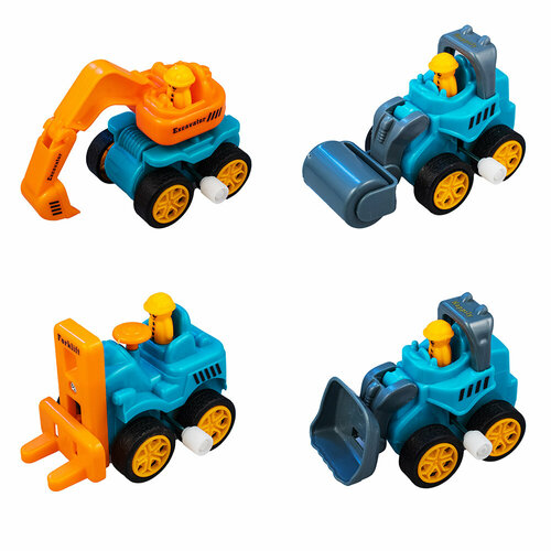 Набор машинок Shantou Yisheng Спецтехника 1797₽