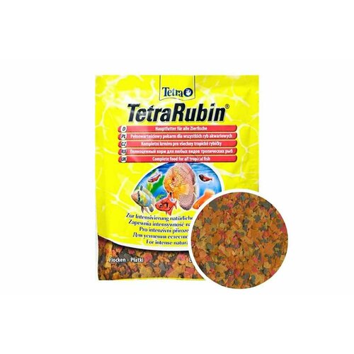 TetraRubin Granules корм в гранулах для улучшения окраса всех видов рыб 15г (sachet) корм для рыб tetra tetrarubin в хлопьях для улуч окраса всех видов рыб 10 л ведро