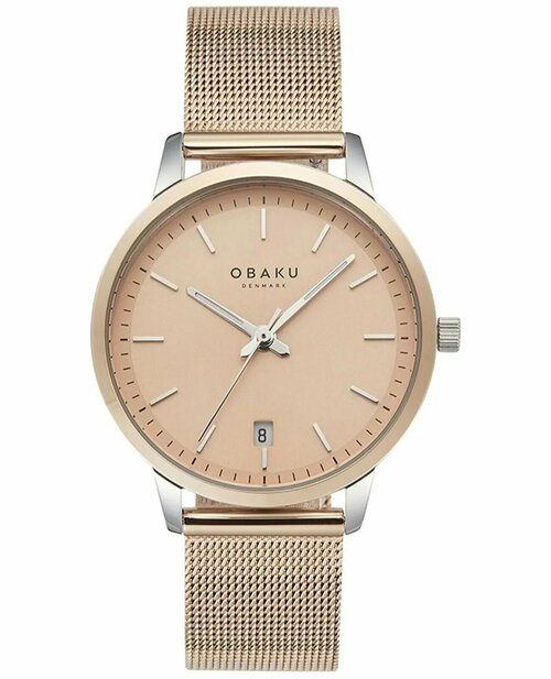 Наручные часы OBAKU V270LDZVMV, золотой, серебряный