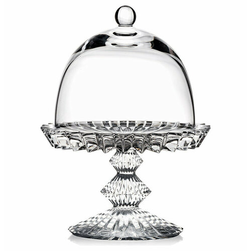 Блюдо 12 х 15,8 см круглое с крышкой н/н Rogaška 