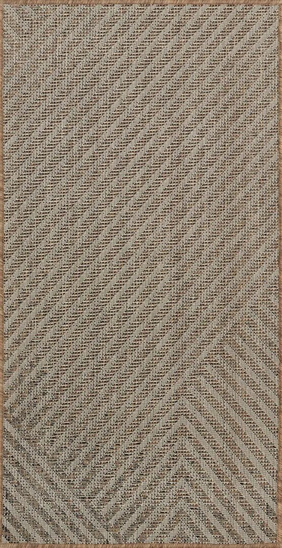 фото Циновка Дели 81412_50522 60x110 см полипропилен цвет коричневый