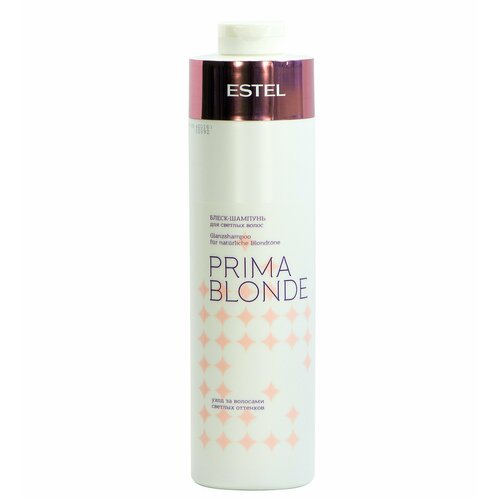 Блеск-шампунь для светлых волос Prima Blonde, 1000 мл estel маска комфорт для светлых волос 300 мл estel prima blonde