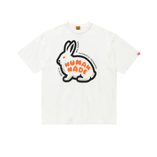 Футболка HUMAN MADE Rabbit Graphic #13, размер L, белый