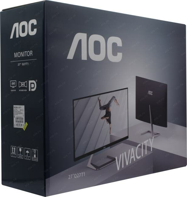Монитор AOC Style 27", черный - фото №15