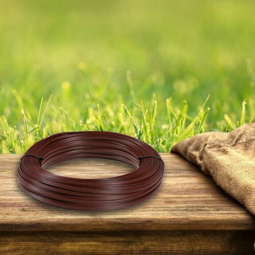 Ротанг искусственный 6 мм 100 м волна каштан 905₽