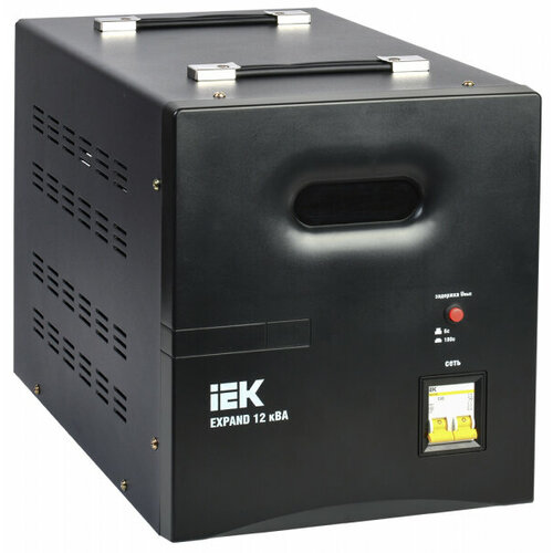 Стабилизатор 1ф 12000ВА цифровой переносной от 140В до 260В EXPAND IEK 34900₽