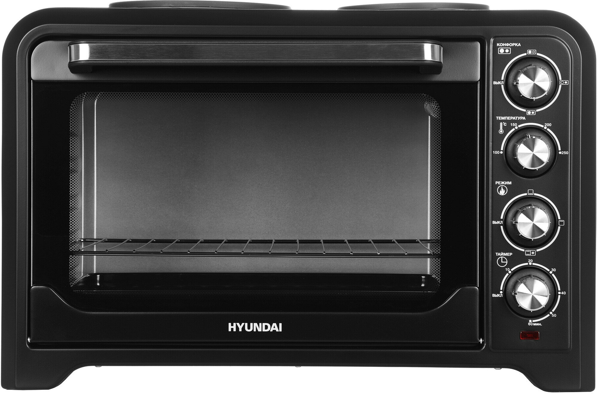 Мини-печь Hyundai MIO-HY098 черный