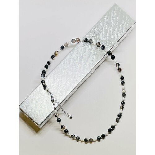 Колье Агат, агат, длина 42 см