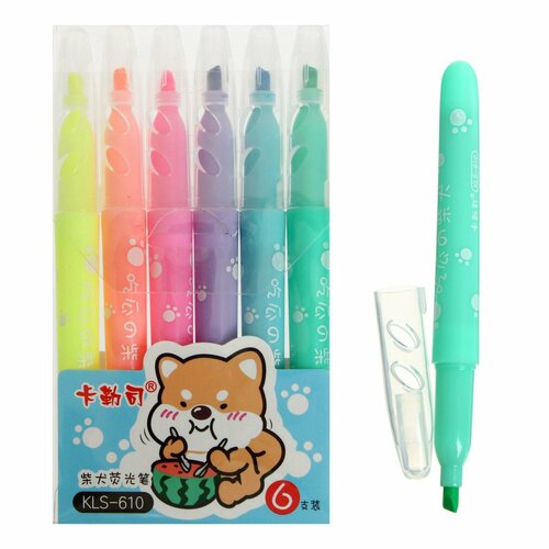 Фломастеры 6 цветов на блистере вентилируемый колпачок 1шт 415₽