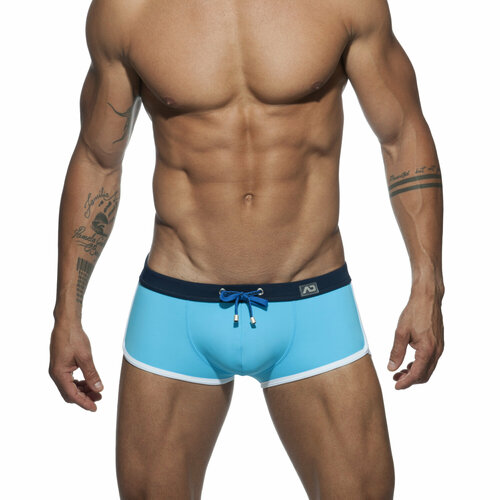 Плавки Addicted Plain Boxer, размер M, бирюзовый плавки addicted plain brief размер m бирюзовый