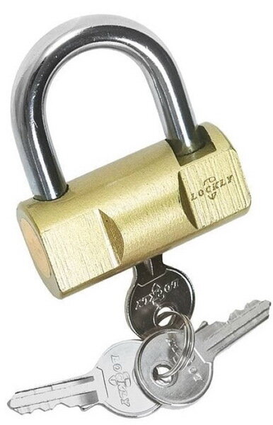 Замок навесной LOCKLY ВС1-860 Blister бочонок (72/6)(60 мм)