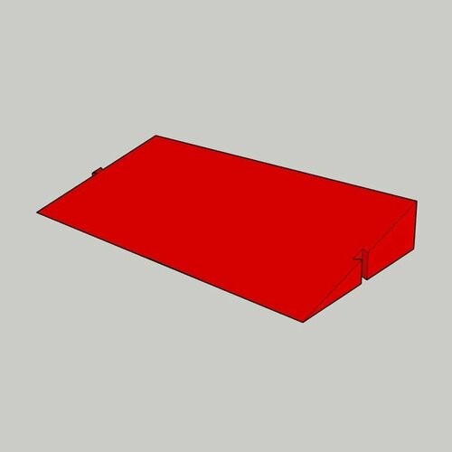 200х30мм коричневая - Дополнительная вставка рампы пороговой универсальной для робота-пылесоса 850₽