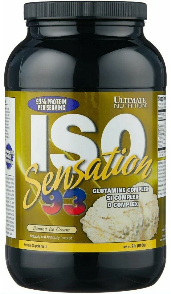 Ultimate Nutrition Iso Sensation Protein Banana 910g