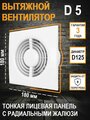 Вентилятор осевой вытяжной Auramax D 5, D 125, 16 Вт