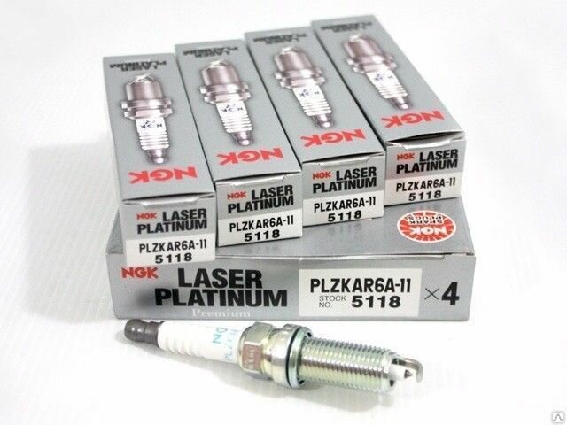 Свеча зажигания Laser Platinum 5118 PLZKAR6A-11 1 шт.