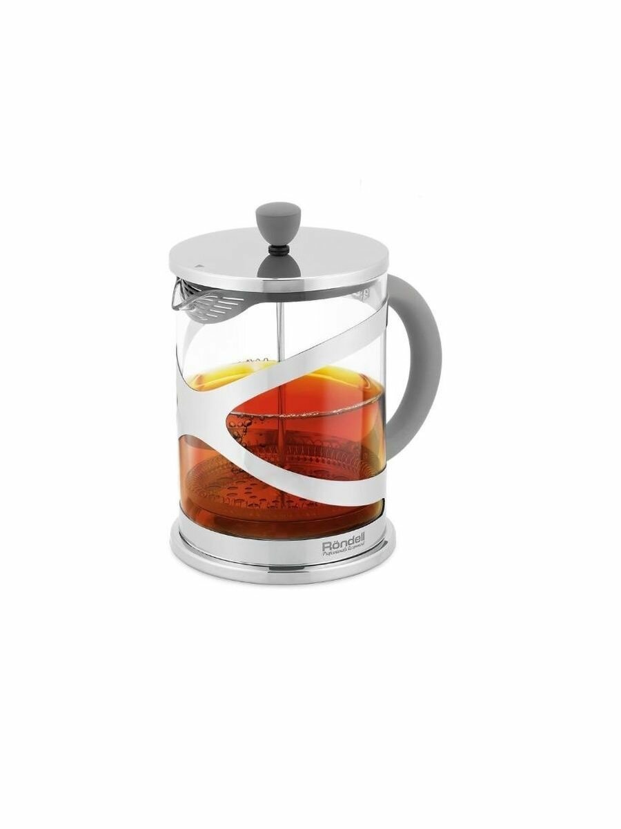 фото Френч-пресс 1,0 л Crystal Grey Rondell RDS-1669 (ST)