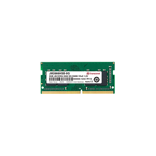Transcend Модуль памяти Transcend 16GB JM DDR4 2666Mhz SO-DIMM 1Rx8 2Gx8 CL19 12V 584500₽