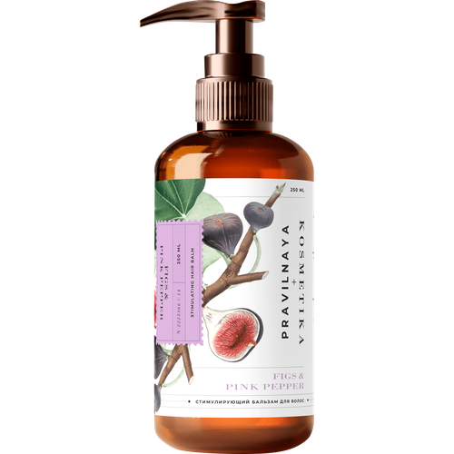Бальзам для волос Pravilnaya Kosmetika инжир и розовый перец 250мл 959₽