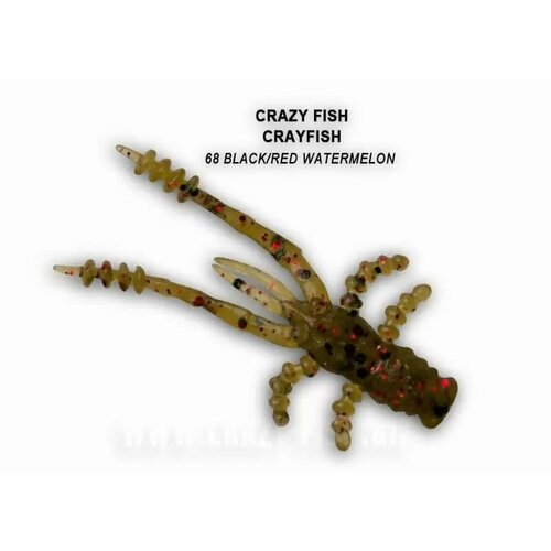 Мягкие приманки Crazy Fish CRAYFISH 1.8 Кальмар # 68 (8шт)