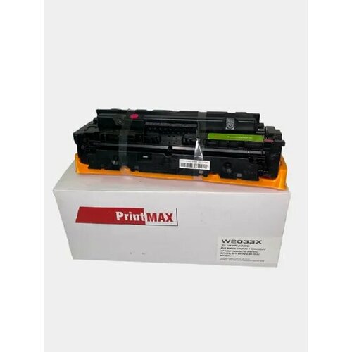 Совместимый картридж Printmax (W2033X) для HP LJP M454/M479 Magenta, 6000 стр. картридж hp w2033x 6000 стр пурпурный