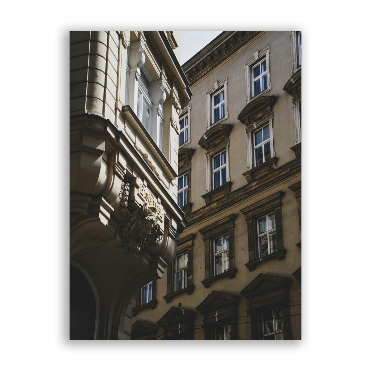 Постер, плакат на бумаге / Австрия - Архитектура / Размер 60 x 80 см