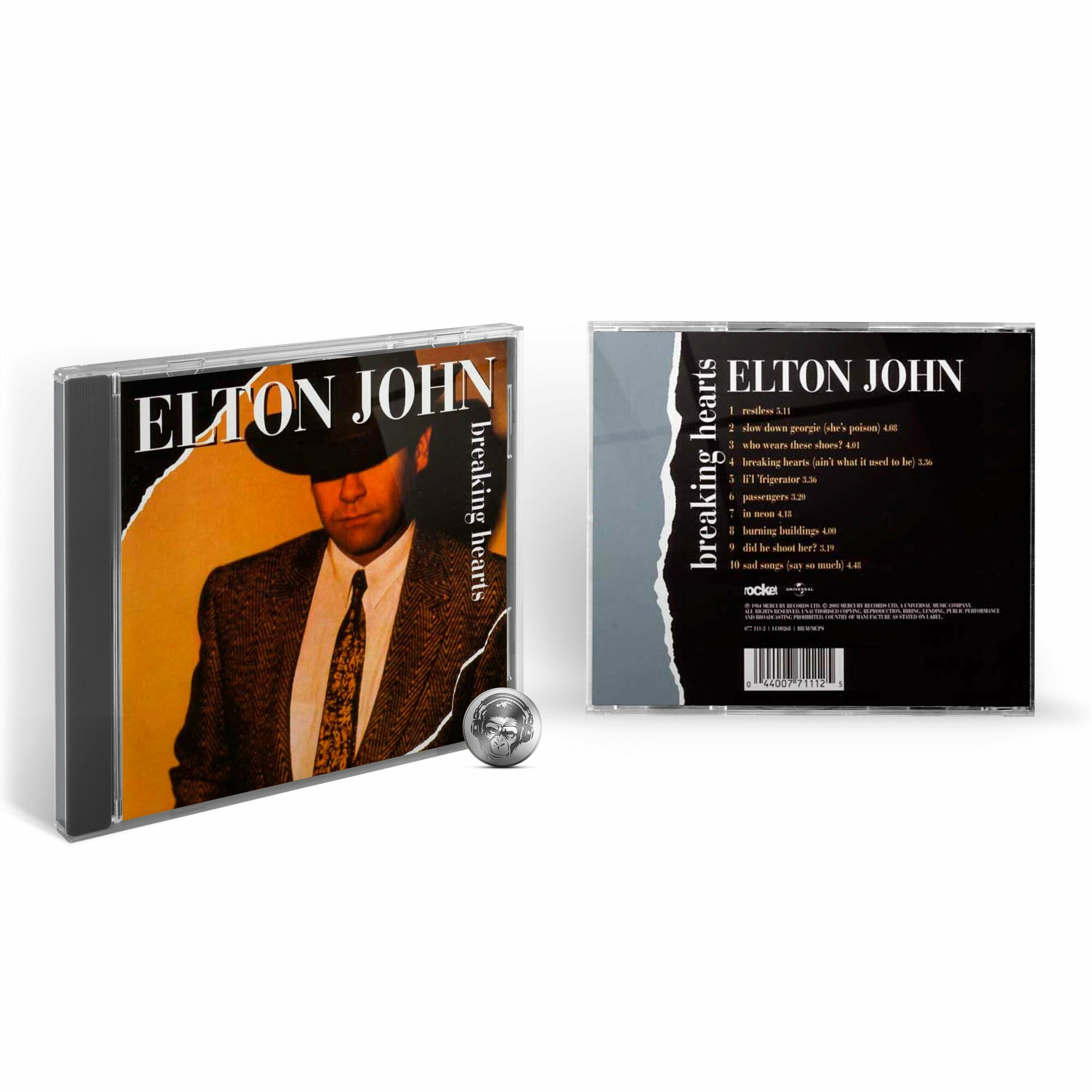 Elton John - Breaking Hearts (1CD) 2003 Jewel Аудио диск