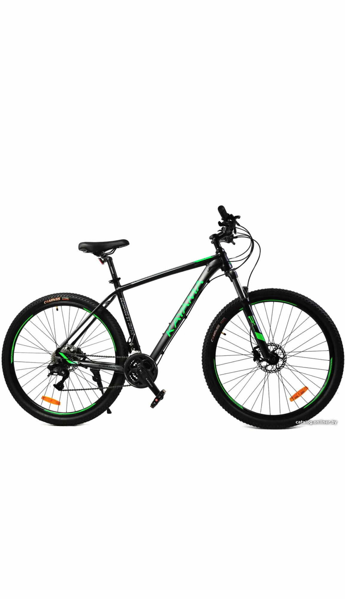 Горный велосипед Kayama Neo 29, 29 дюймов, 24 скорости, рама алюминий 20 дюймов, тормоз гидравлика. green
