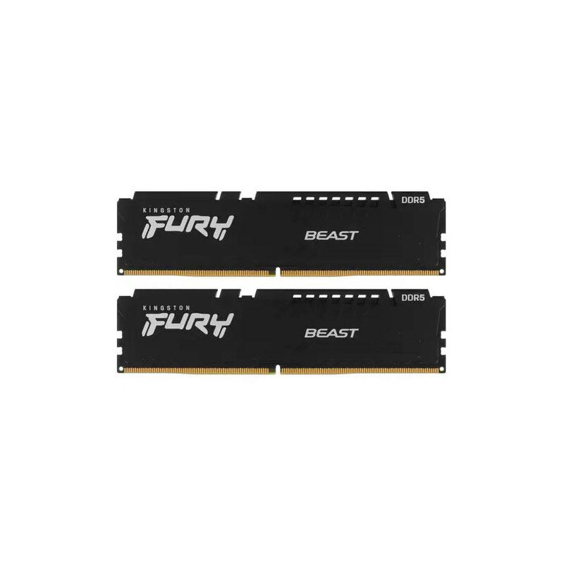 Модуль памяти Kingston Fury Beast Black EXPO DDR5 DIMM 6000MHz PC-48000 CL36 - 32Gb (2х16Gb) KF560C36BBEK2-32