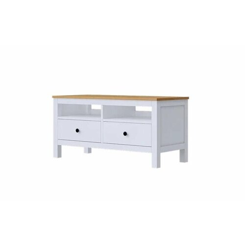 Тумба под ТВ Хемнэс Hemnes/ Кымор, белый/светло-коричневый, 124х47см