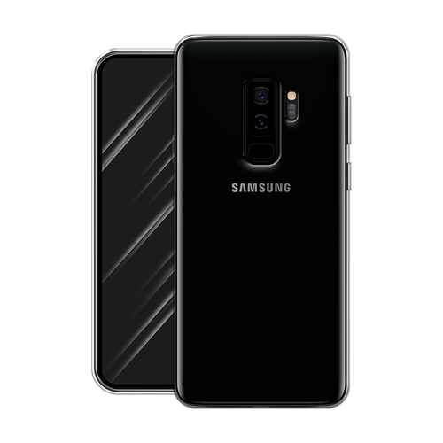 пластиковый чехол кактусная любовь на samsung galaxy s9 самсунг галакси с9 плюс Силиконовый чехол на Samsung Galaxy S9 Plus / Самсунг Галакси S9 Плюс, прозрачный