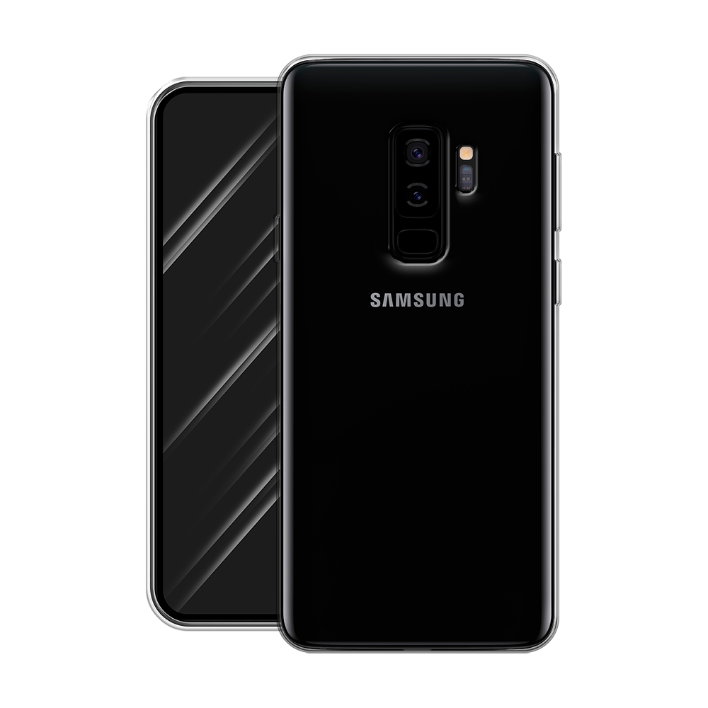 Силиконовый чехол на Samsung Galaxy S9 Plus / Самсунг Галакси S9 Плюс, прозрачный