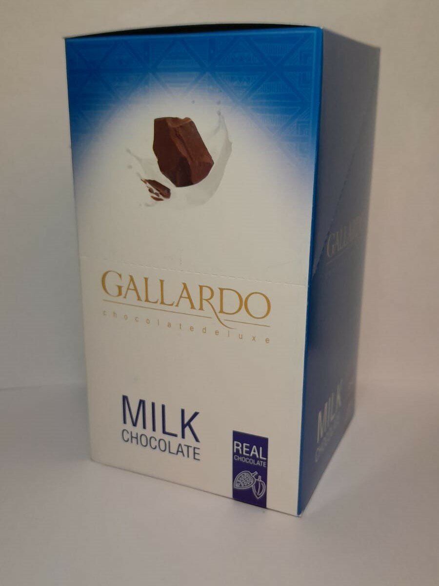 Gallardo шоколад молочный 24шт х 23гр