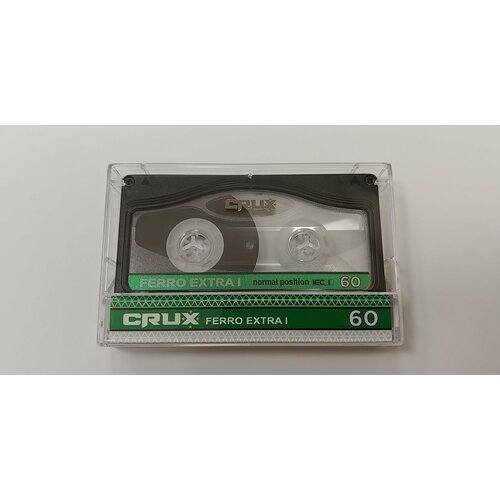 Аудиокассета новая запечатанная Crux Ferro Extra I 60 min (Green) аудиокассета basf ferro maxima 1