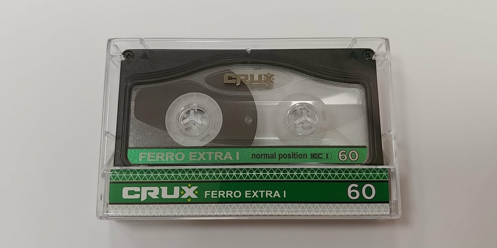 Аудиокассета новая запечатанная Crux Ferro Extra I 60 min (Green)