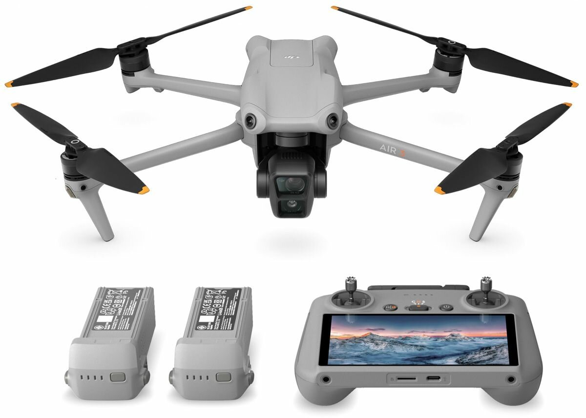 Квадрокоптер DJI Air 3 Fly more combo (пульт DJI RC 2)