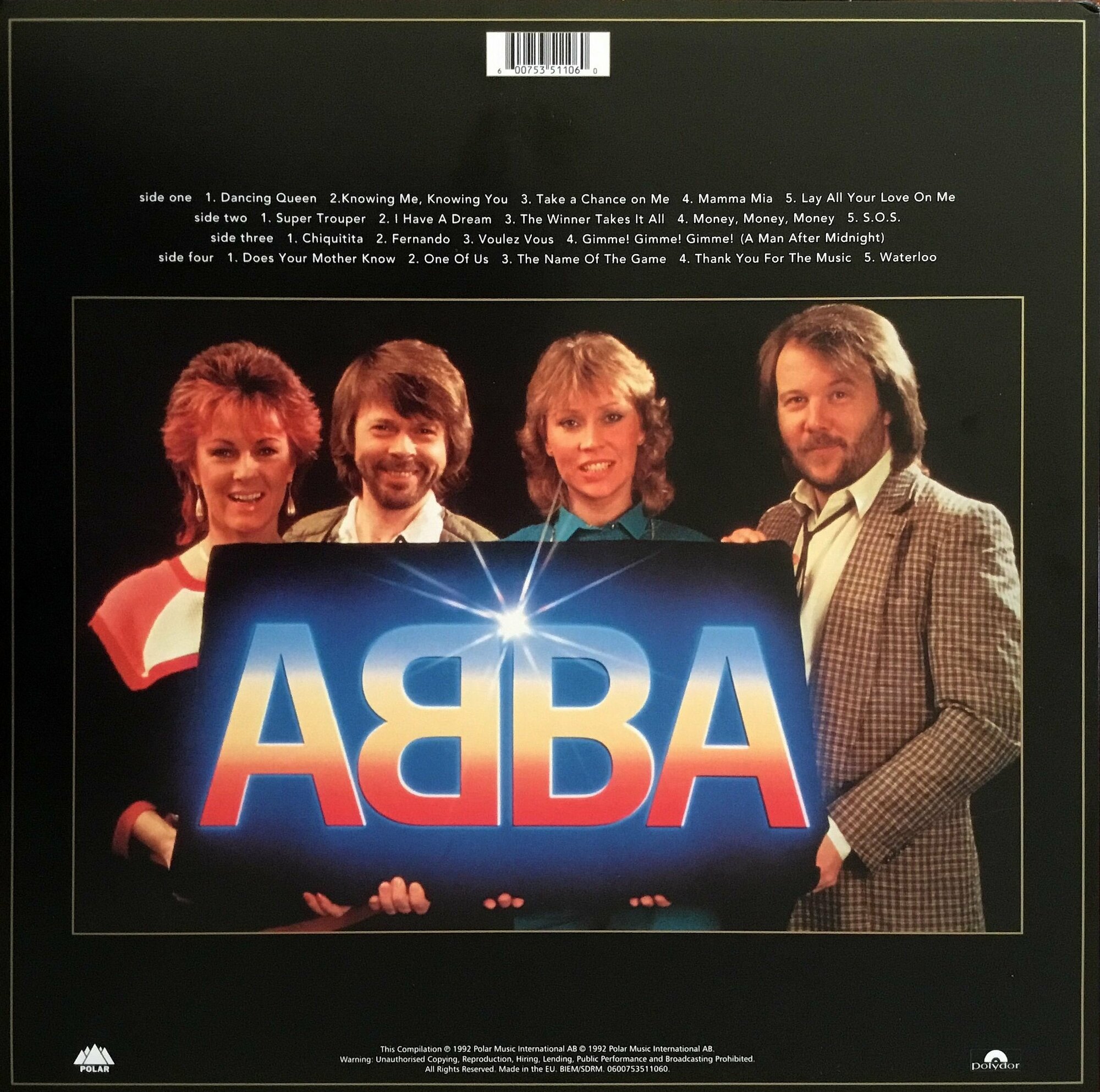 ABBA Gold: Greatest Hits (Limited Back to Black Vinyl) Виниловая пластинка Universal Music - фото №10