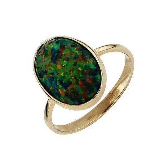 фото Кольцо aloris, красное золото, 585 проба, опал aloris jewelry