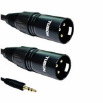 Кабель TUBON Аудио 2 x XLR (M) Male - 3.5 мм mini jack (M) Стерео 2XMMJ - изображение