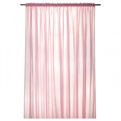 фото Ревлуммергардина, розовый, 300x300 см икеа