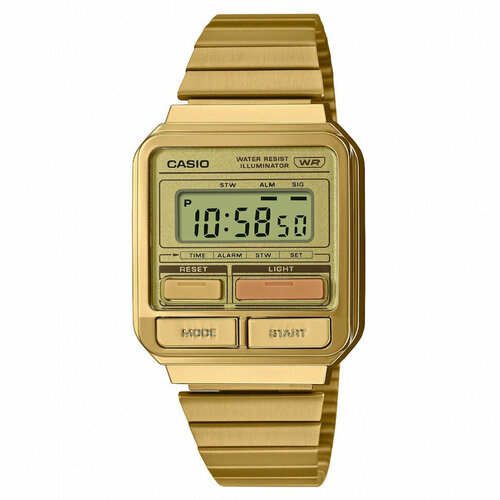 фото Наручные часы casio, золотой