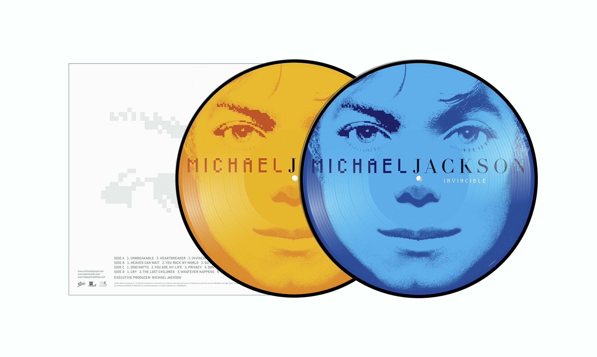 Виниловая пластинка Jackson, Michael, Invincible (0190758664613) Sony Music - фото №8