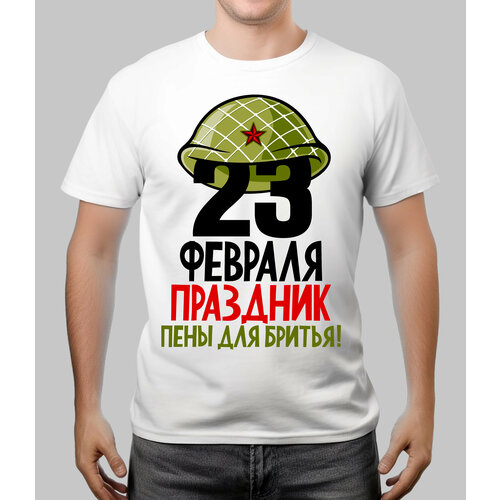 Футболка, размер M, белый