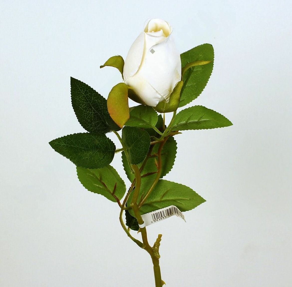 Роза бутон 66 см 1 шт. белый