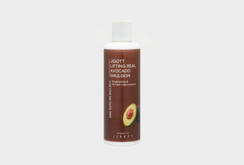 Питательная эмульсия для лица Jigott, LIFTING REAL AVOCADO EMULSION 300мл